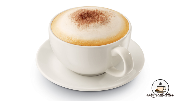 สูตรคาปูชิโน่เมนูกาแฟสด - Easycraftcoffee ผงชินาม่อนสีน้ำตาลทอง